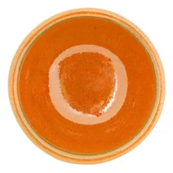 Schaaltje Selena - oranje - 8 cm