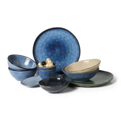 Schaal Toscane - donkerblauw - 11.4 cm