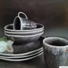 Schaal Toscane - zwart - 24 cm