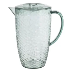 Schenkkan dots - groen - 14x9.2x23.8 cm