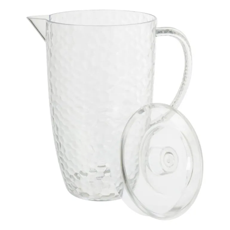Schenkkan dots - transparant - 1.9 liter