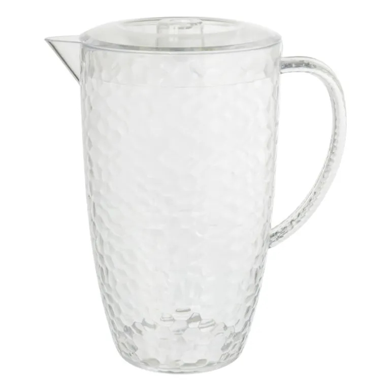Schenkkan dots - transparant - 1.9 liter