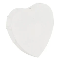 Schildersdoek hart - set van 3 - 10 cm
