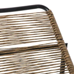 Schommel ligbed - bruin/zwart - 62x70.5x155 cm
