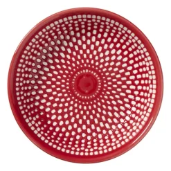 Schoteltje Bibi - roze/rood - ø9.7x2.5 cm