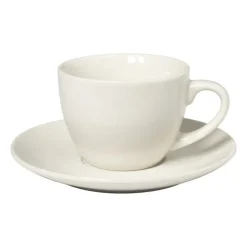 Schotel voor koffiekopje - porselein - ø15x2 cm