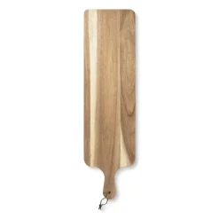 Serveerplank acacia met handvat - 70x19 cm