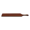 Serveerplank glas - bruin - 43x12 cm