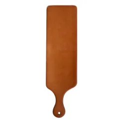 Serveerplank glas - bruin - 43x12 cm