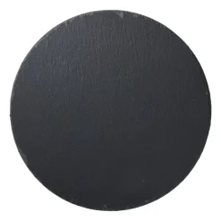 Serveerplateau leisteen rond - grijs - ø30 cm
