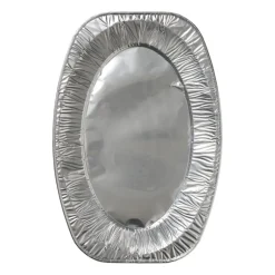 Serveerschaal - aluminium - 2.9x42.6x28.6 cm - set van 2