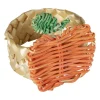 Servetring sinaasappel - oranje - ø5x5.5 cm
