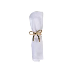 Servetring strik - goud - ø5 cm