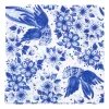 Servetten blauwe vogel - 33x33 cm - set van 20