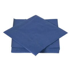Servetten donkerblauw - 33x33 cm - set van 20