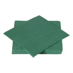 Servetten donkergroen - 33x33 cm - set van 20