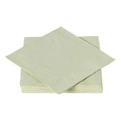 Servetten lichtgroen - 33x33 cm - set van 20