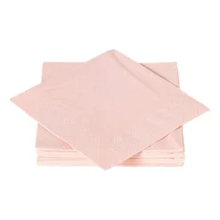 Servetten lichtroze - 33x33 cm - set van 20