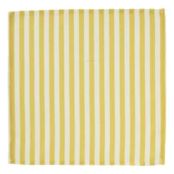 Servetten olijf/citroen - geel/groen - set van 2 - 40x40 cm