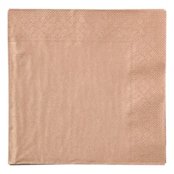 Servetten - roségoudkleurig - set van 20