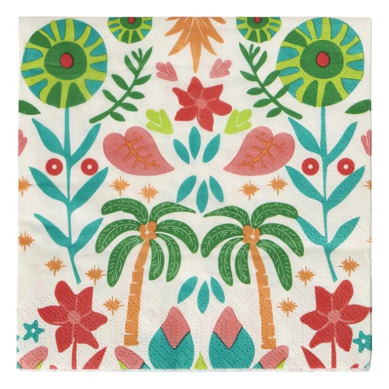 Servetten tropical - 33x33 cm - set van 20