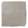 Servet zand - taupe - set van 2 - 40x40 cm