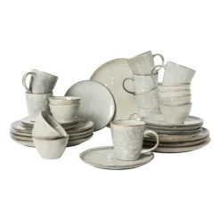 Serviesset Toscane - grijs - 32-delig - 8 persoons