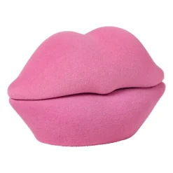 Sieradendoosje lippen - roze - 6.4x12x7.5 cm