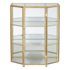Sieradenkastje goud - glas - 18.5x12x23 cm