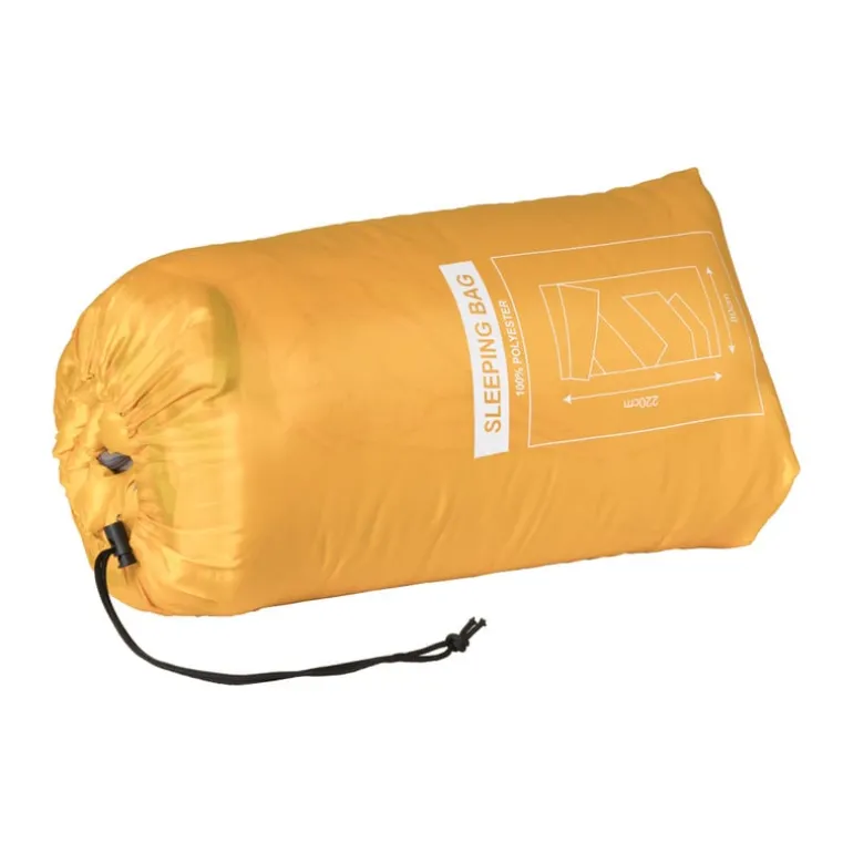 Slaapzak - oranje - polyester - 80x220 cm