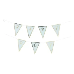 Slinger baby boy - blauw/goud - 2x200 cm