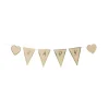 Slinger baby - bruin/goud - 2x200 cm