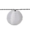 Slinger met 10 solar lampjes - wit - 4 meter