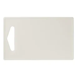 Snijplank kunststof - wit - 16.5x27 cm