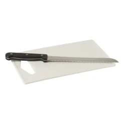 Snijplank kunststof - wit - 16.5x27 cm