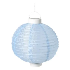 Solar tuinlampion - blauw - ø25 cm