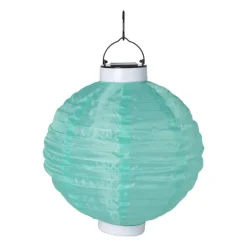 Solar tuinlampion - blauw - ø25 cm