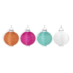Solar tuinlampion - blauw - ø25 cm