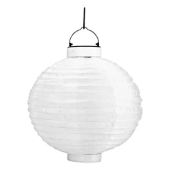 Solar tuinlampion - wit - 25 cm