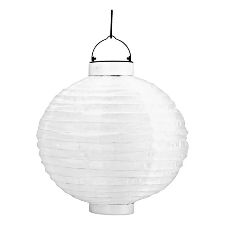 Solar tuinlampion - wit - 25 cm