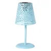 Solar tuinlamp op voet - blauw - ø13x28 cm
