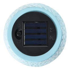 Solar tuinlamp op voet - blauw - ø13x28 cm