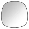Spiegel basic - zwart - 32.5x32.5 cm