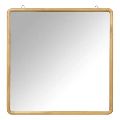 Spiegel Lindt - vierkant - bruin - 60x60 cm