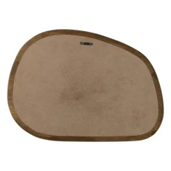 Spiegel organic - bruin - 38x55 cm