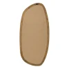 Spiegel organic - bruin - 70x33 cm