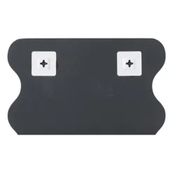 Spiegel organisch met golfrand - zilverkleurig - 50x37 cm