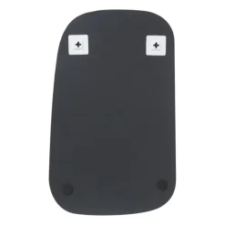 Spiegel organisch - zilverkleurig - 60x37 cm