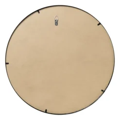 Spiegel rond met metalen lijst - diameter 60 cm