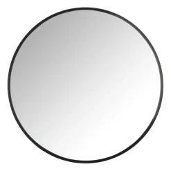 Spiegel rond met metalen lijst - diameter 60 cm